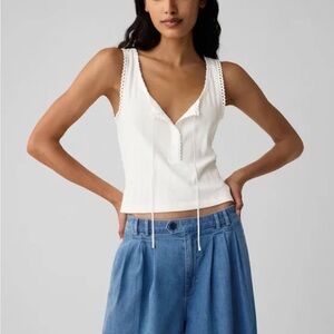 Gap X Doen Pointelle Tank Top